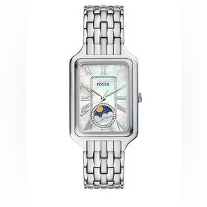 Raquel Sun Moon Mother of Pearl Quartz Fossil Watch